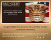 Digital Gift Voucher: Military or Police Cover Bronze Plated