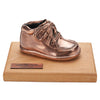 Single Baby Shoe - Wood or Black Lacquer Base (Style 130)