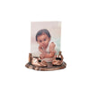 Pair Baby Shoes (5-1/2" long or less) - Metal Base + 8" x 10" Picture Frame (400)