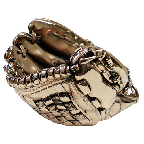Bronzed Plated Baseball or Softball Fielding Glove