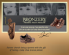 Single Bronze Plated Baby Shoe Gift Package