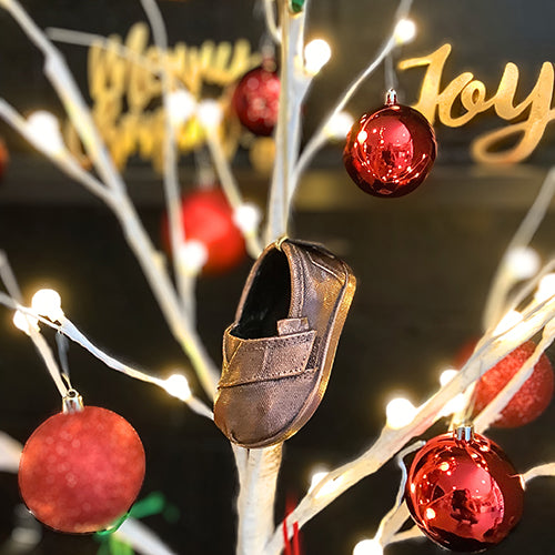 Transform Your Baby’s First Shoe Into a Bronze Plated Ornament (Shoe needs to be 6" or less in length)