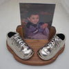 Pair Baby Shoes - Rounded Wood Base + Picture (Style 200)