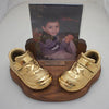 Pair Baby Shoes - Rounded Wood Base + Picture (Style 200)