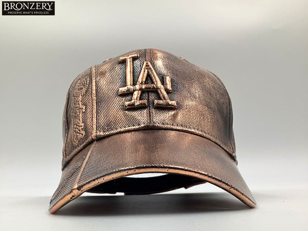 Los Angeles Dodgers Bronze Plated Ball Cap