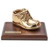 Single Baby Shoe - Wood or Black Lacquer Base (Style 130)
