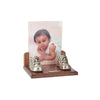 Pair Baby Shoes - Wood Base + Picture (Style 126)