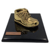 Single Baby Shoe - Wood or Black Lacquer Base (Style 130)