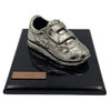 Single Baby Shoe - Wood or Black Lacquer Base (Style 130)