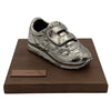 Single Baby Shoe - Wood or Black Lacquer Base (Style 130)