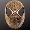 Unique Metallic Bronze-Plated Hasbro Spider-Man Mask - Wall Art and Halloween Masterpiece!
