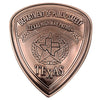Military, Funeral, Generational Keepsake, Bronze Patch, Police Patch, First Responder, Military.