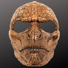 Unique Metallic Bronze-Plated Hasbro "The Thing" Mask - Wall Art and Halloween Masterpiece!