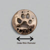 Paw Prints - up to 5" in diameter
