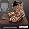 Digital Gift Voucher: Single Bronze Plated Baby Shoe Gift Package