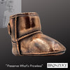 Single Bronze Plated Baby Shoe Gift Package