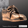 Digital Gift Voucher: Single Bronze Plated Baby Shoe Gift Package