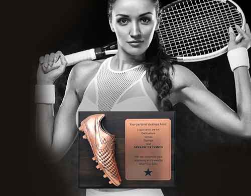 Custom sports memorabilia and awards created with professional metal plating to preserve achievements and stories