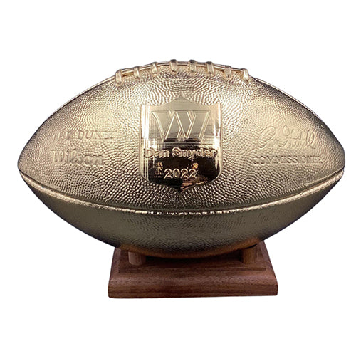 Bronze, Silver or 24 Karat Gold Plated Football