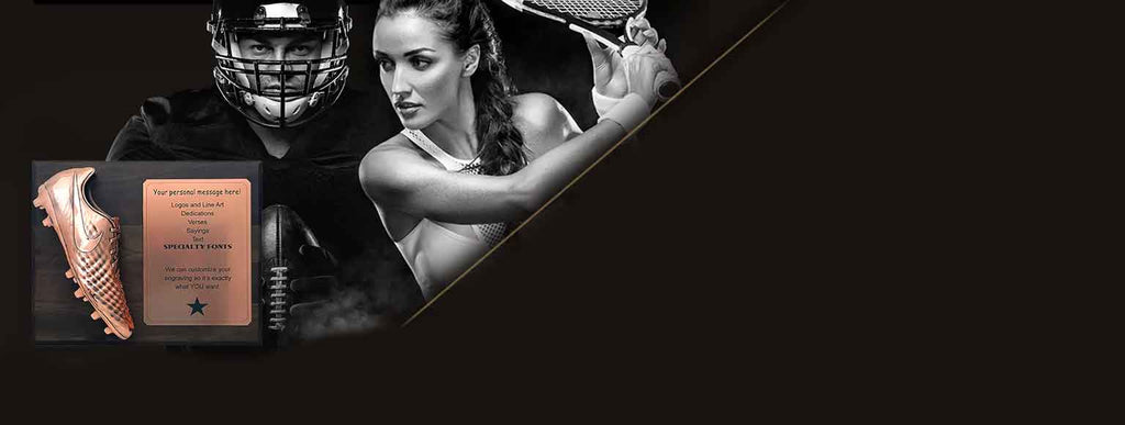 Custom sports memorabilia and awards created with professional metal plating to preserve achievements and stories