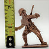 Bronze Plated WWII Plastic Toy Soldiers- 3 Collectible Pieces 1 3/4" Tall
